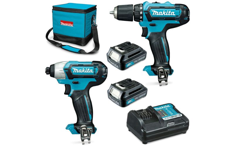 Bộ sản phẩm máy khoan vặn vít Makita CLX224S