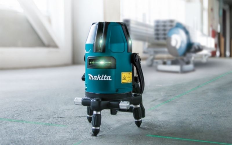 Máy cân mực laser tia xanh pin 12V Makita SK40GDZ